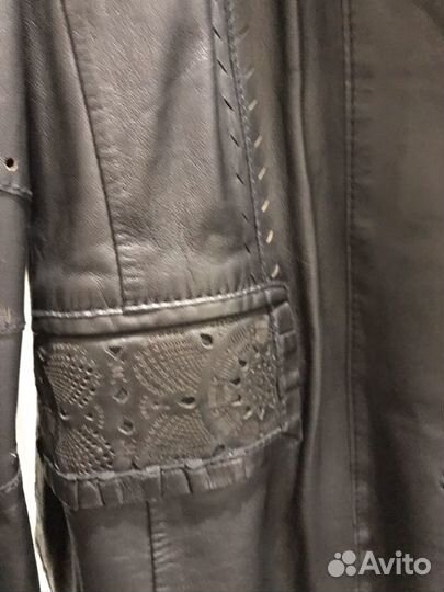 Новый Нат.кожанный пиджак (куртка женский