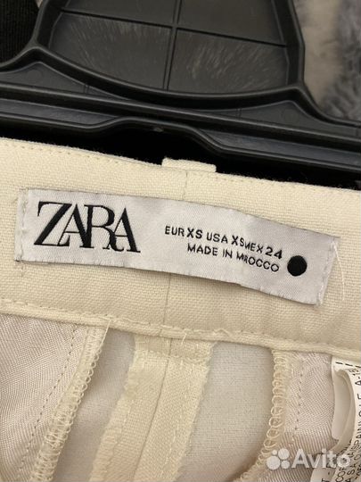 Брюки zara с разрезами