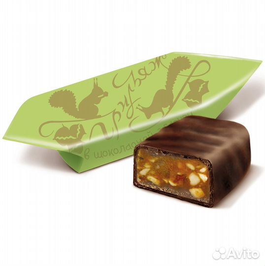 Конфеты Грильяж в шоколадной глазури 200г