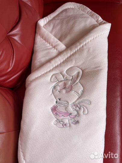 Конверт на выписку с шапочкой и комбинезоном