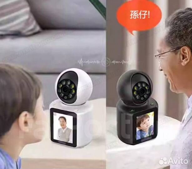 Wifi камера видеонаблюдения с экраном,видеоняня,ра