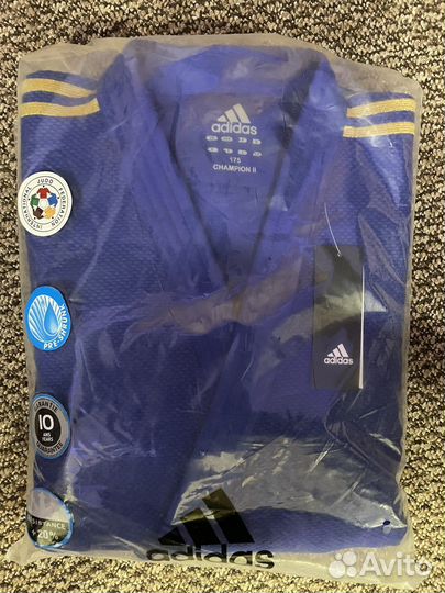 Кимоно для дзюдо adidas champion 2 рост 175 см