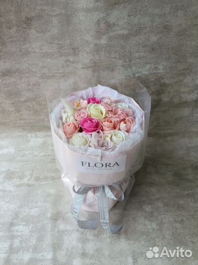 Букет роз / мыльные цветы