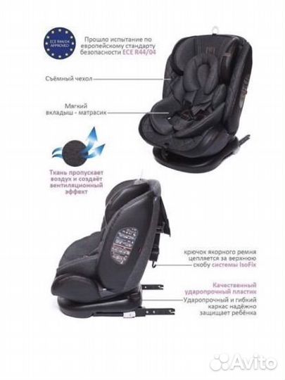 Автокресло baby care от 0+