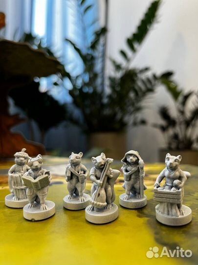 Everdell фигурки для настольной игры (Мультяшные)