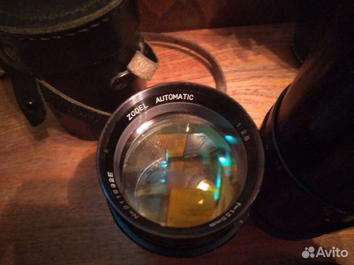 Три объектива Zodel Heaton M42: 135, 28, 200