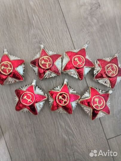 Елочные игрушки стекло