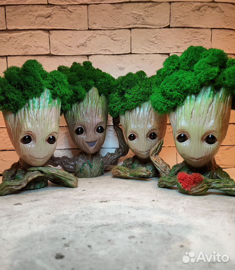 Декор Кашпо Грут Фигурка Статуэтка