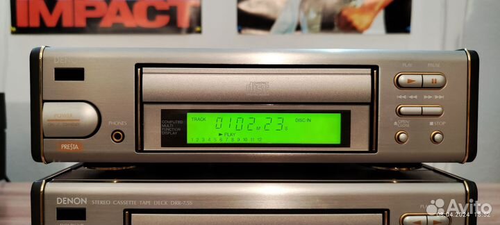 CD и кассетник Denon DCD-7,5S DRR-7,5S (1994 г.в.)