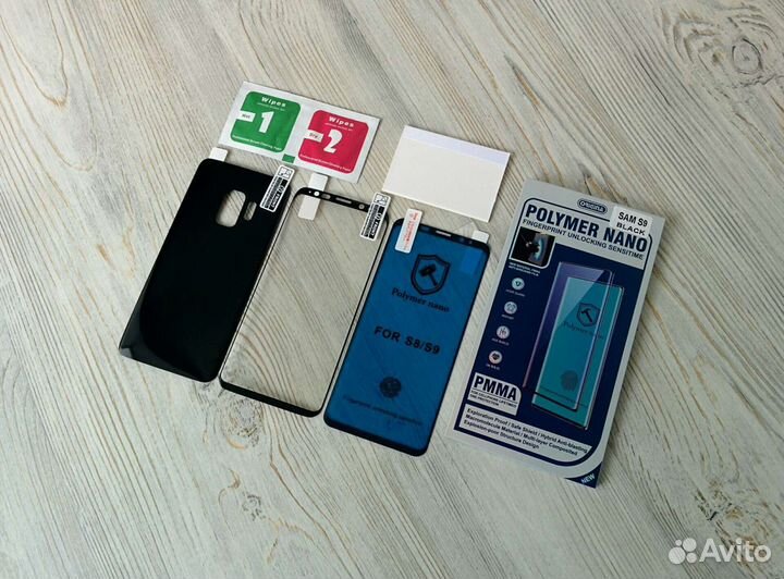 На samsung galaxy s9 g960f стекло пленка чехол