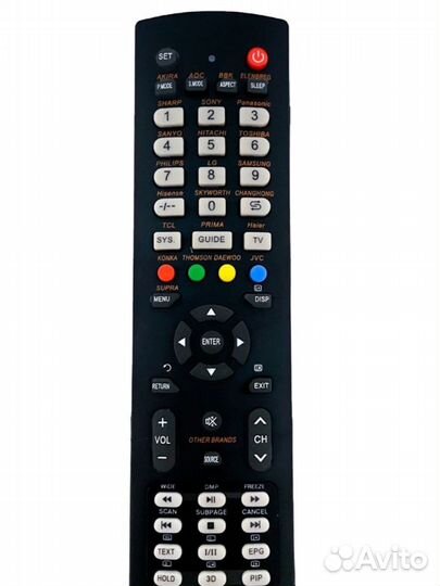 Пульт универсальный для многих моделей тв RM-L1120