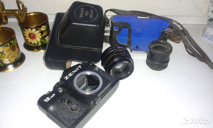 Пленочный фотоаппарат зенит 12хр + helios