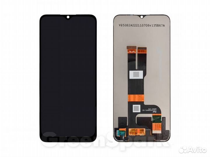 Дисплей для Realme C31 RMX3501 +тач черный 100%