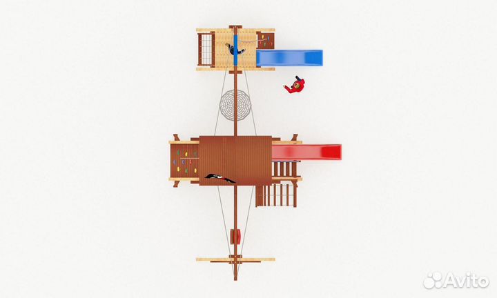 Детский спортивный комплекс Савушка Люкс 8