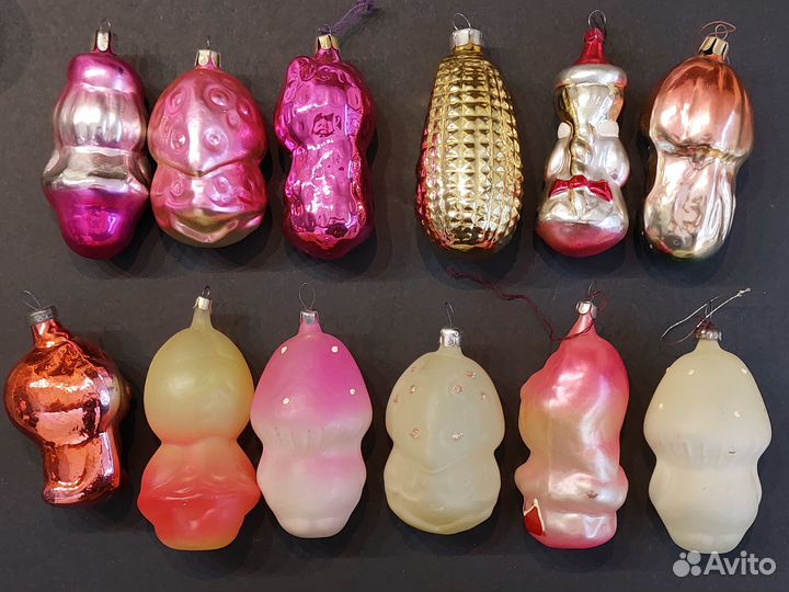 Елочные игрушки СССР фигурки