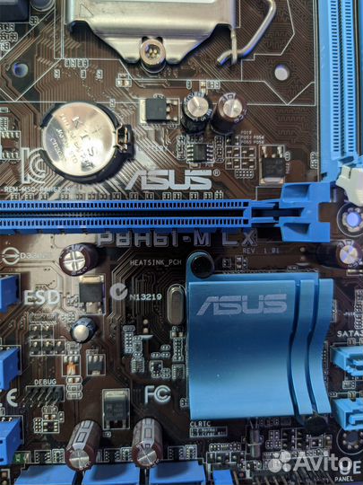 Мат. плата asus P8H61-M LX/LGA1155/H61/DDR3/mATX