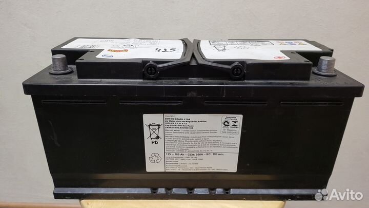 Аккумулятор BMW 105 Aч