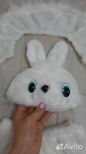 Новогодний костюм зайки для девочки