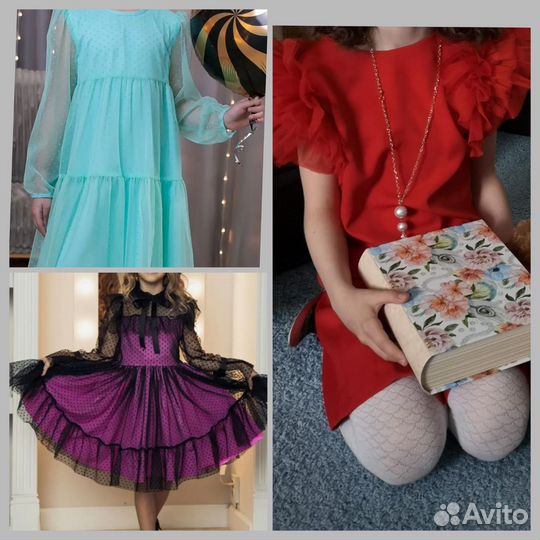 Платья Праздник. Выпускной. Новый год 146-152рост