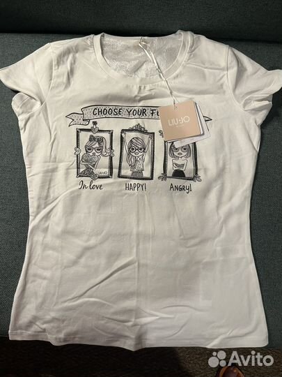 Футболка женская Liu jo белая