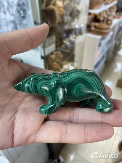 Медведь малахит