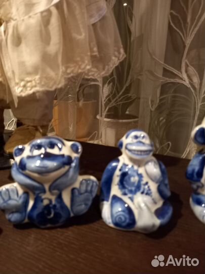 Гжель фарфор фигурки