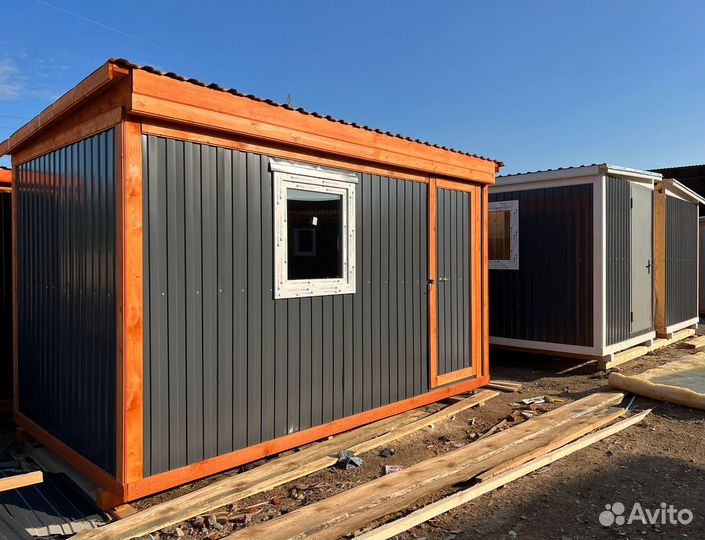 Бытовка дачная 4м с пвх окном новая утепленная