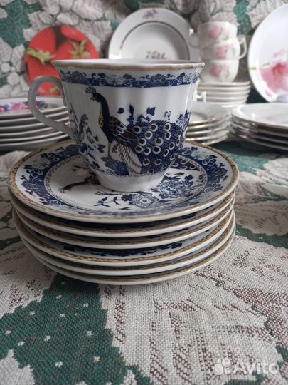 Тарелки сервиз чайник