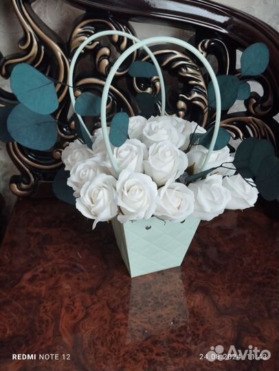 Мыльные розы букеты