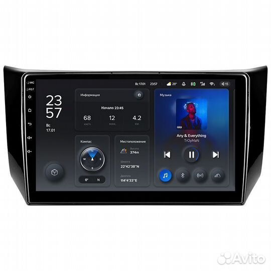 Магнитола Teyes X1 Nissan Sentra 2012-2017