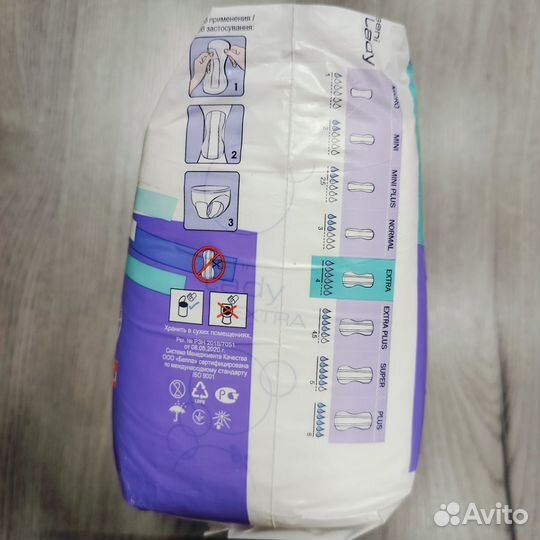 Урологические прокладки seni lady extra 4 капли