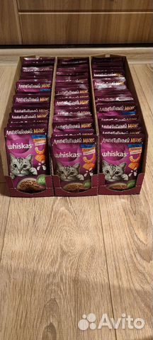 Влажный корм для котят вискас whiskas