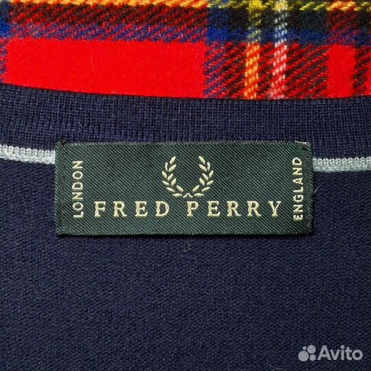 Кардиган Fred Perry Vintage шерсть кашемир