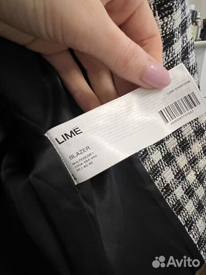 Твидовый жакет lime xs