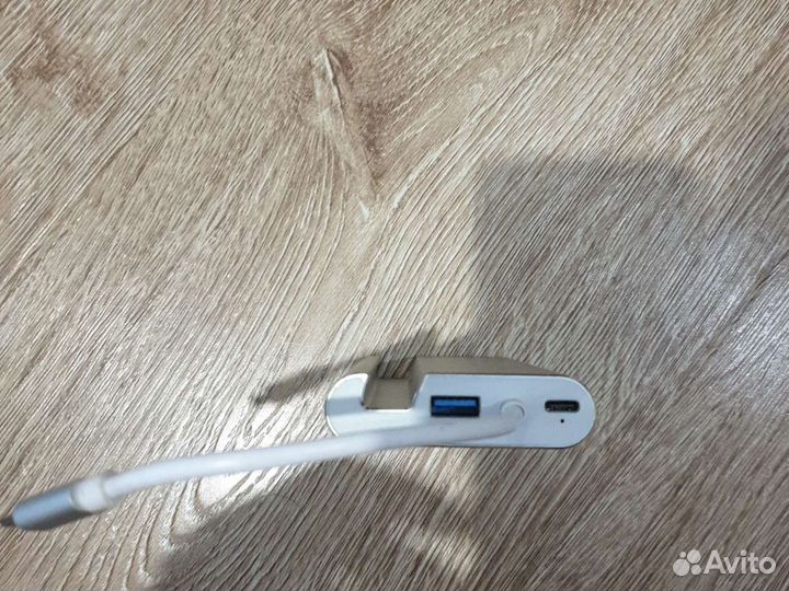 Usb C док-станция USB 3,0 Тип C VGA RJ45 PD, совме