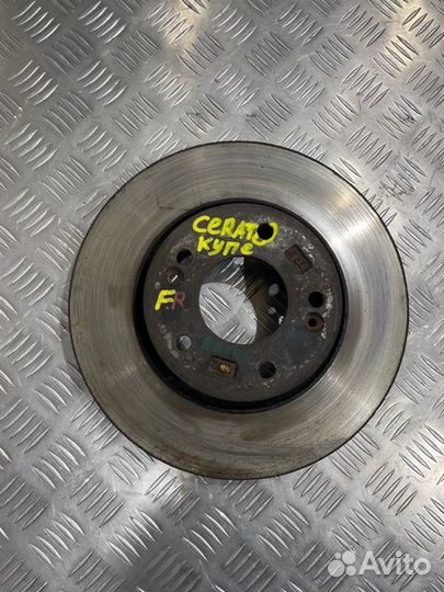 Тормозной диск передний Kia Cerato купе 2.0