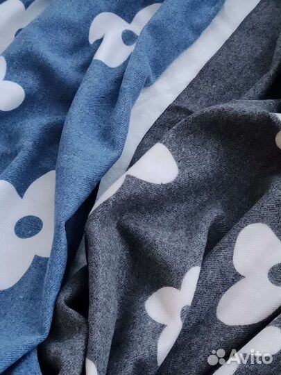 Палантин Venera, цвета синий и серый