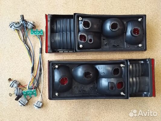 Фары фонари задние ваз 2109, 2114 красные клюшки