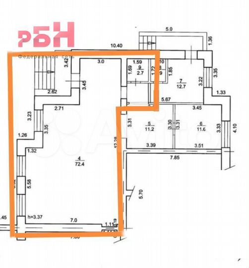 Зеленая Роща. Помещение 90 м²