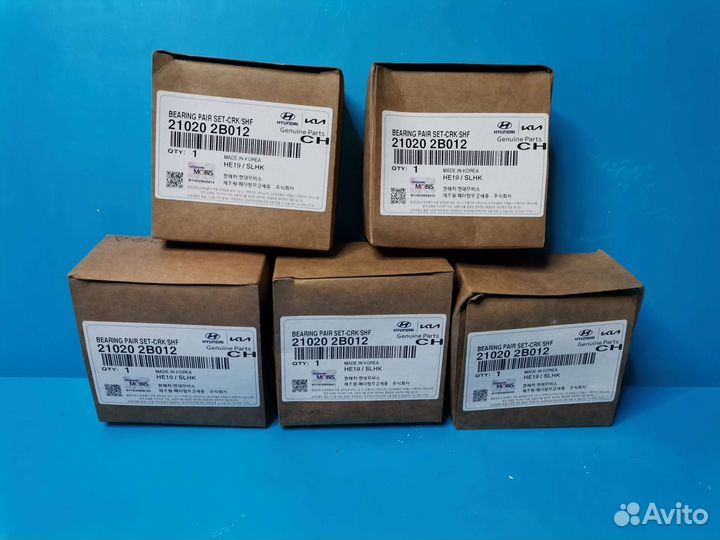 Вкладыши для G4FC, FA, FD 23062B012 210202B020