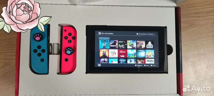 Nintendo switch/79 игр/стекло