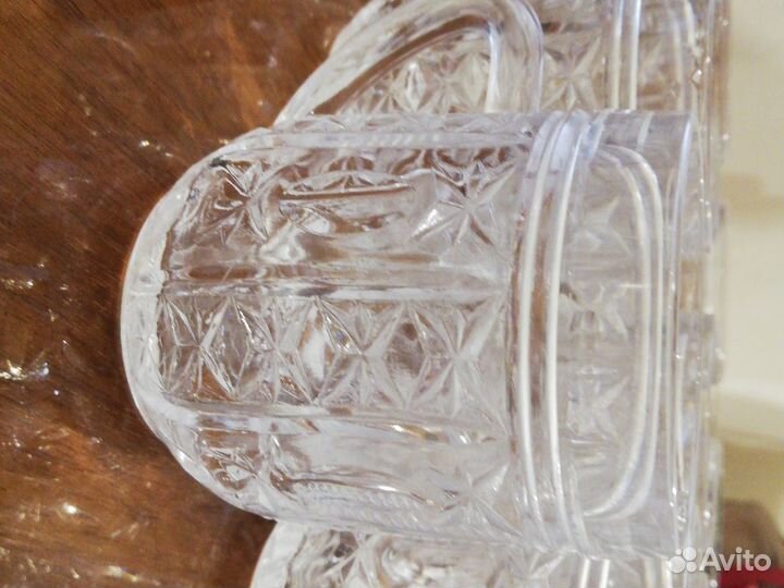 Кружки хрустальные, времен СССР