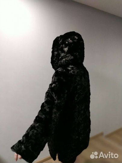 Шуба норковая с капюшоном 44 46 короткая