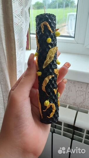 Свечи ручной работы из вощины