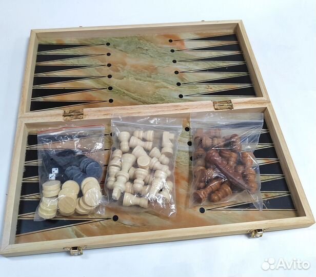 Набор Шахматы шашки нарды 40 х 40 см