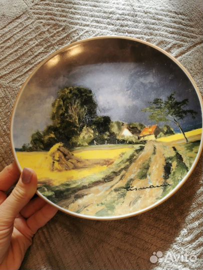 Настенная тарелка Heinrich Villeroy Boch, 1989 год