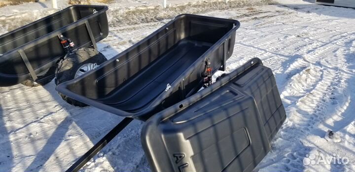 Прицеп для квадроцикла с аммортизаторами