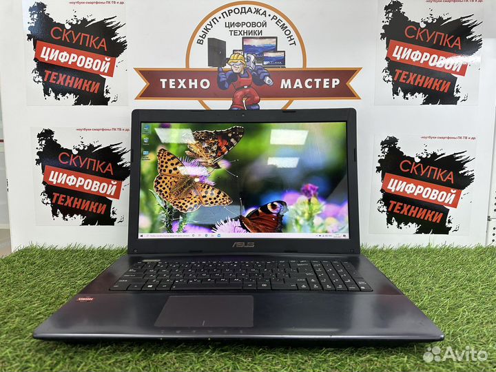 Огромный, мощный Asus 4 ядра ssd+hdd 4 ram