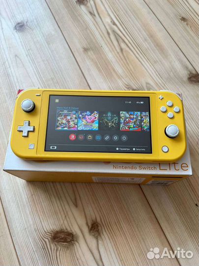 Nintendo switch lite прошитая 128gb