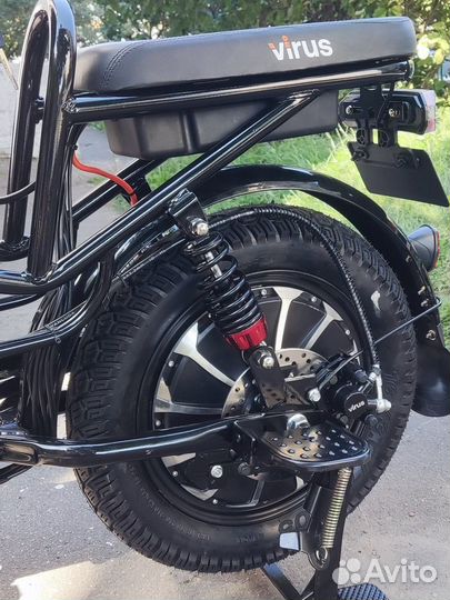 Электровелосипед monster black style Pro. (60/20)